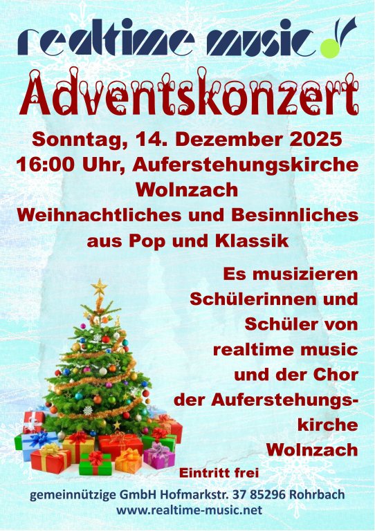 Grossansicht in neuem Fenster: Adventskonzert realtime music Grossansicht in neuem Fenster: Adventskonzert realtime music