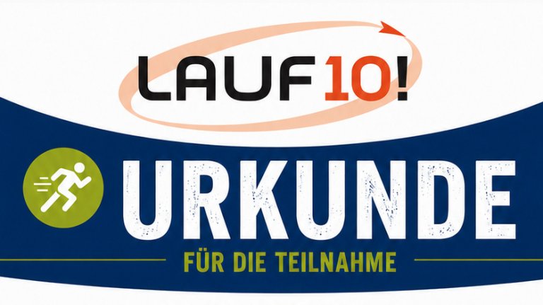 Teilnehmerurkunde Lauf10 2026